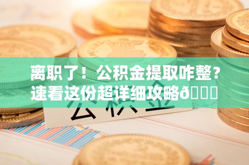 福建离职了！公积金提取咋整？速看这份超详细攻略😎
